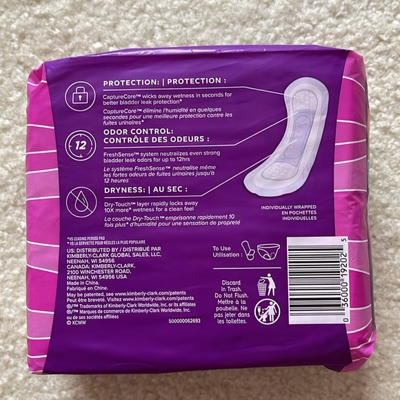 Poise Incontinence Pads for Women, 3 Drop Light Absorbency, Regular Length, 30ct - Picture 3 of 5